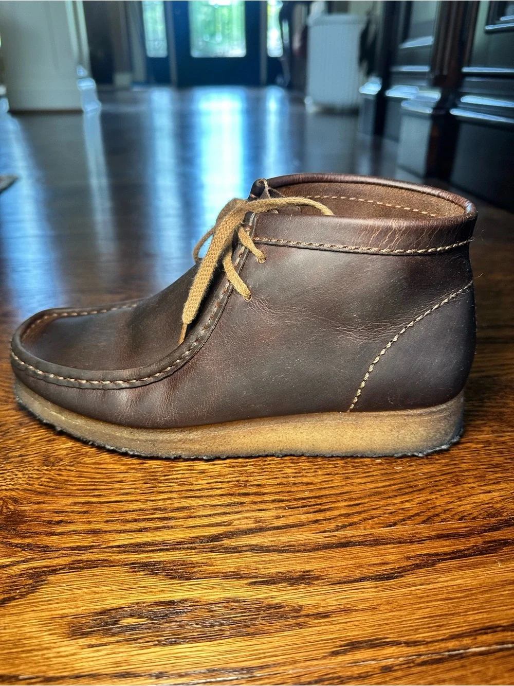 Clarks Dark Brown Leather Chukka Boots